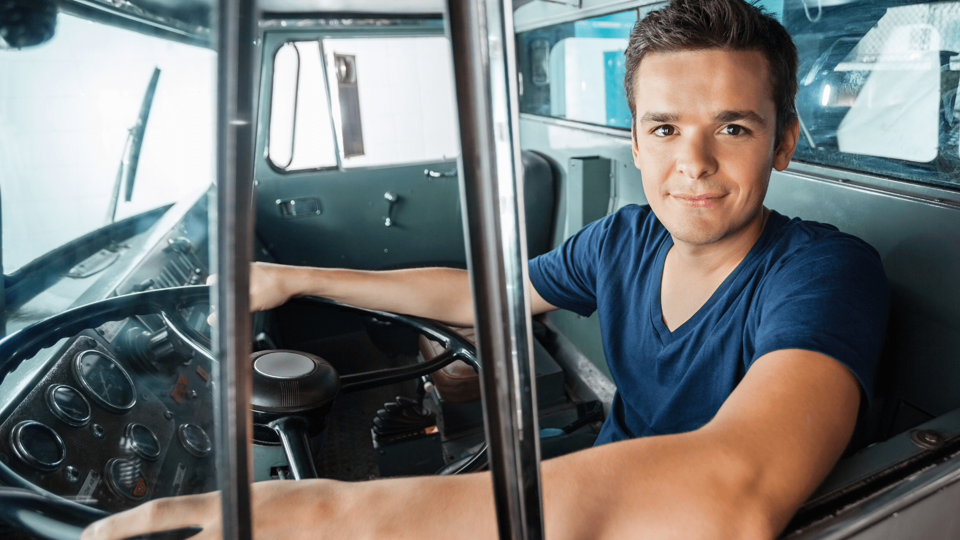 Man Driving Truck Man Driving Truck